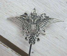 Carica l'immagine nel visualizzatore di Gallery, WW1 Riproduzione spilla Aquila Bicipite, Stemma Imperiale Asburgico