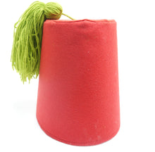 Carica l'immagine nel visualizzatore di Gallery, WW2 Riproduzione Tarbush - Copricapo Tipico delle Truppe Colonial Ascaro Regio Esercito Italiano