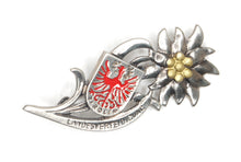 Carica l'immagine nel visualizzatore di Gallery, WW1 Riproduzione Distintivo "Landesverteidigung" con Edelweiss e Aquila Tirolese
