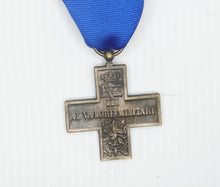 Carica l'immagine nel visualizzatore di Gallery, WW1 WW2 Riproduzione Croce di Guerra al Valor Militare Regno d'Italia