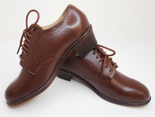 Carica l'immagine nel visualizzatore di Gallery, WW2 Riproduzione Scarpe Femminili Anni '40 in Pelle e Cuoio (Militari e Civili)