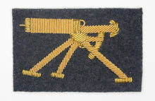 Carica l'immagine nel visualizzatore di Gallery, WW1 Riproduzione Fregio da Braccio Mitragliere Fiat Regio Esercito Italiano ricamo canottiglia colore ORO