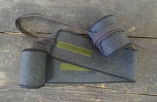 Carica l'immagine nel visualizzatore di Gallery, WW1 WW2 Riproduzione Fasce Mollettiere GrigioVerde Medio del Regio Esercito Italiano