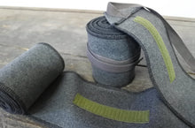 Carica l'immagine nel visualizzatore di Gallery, WW1 WW2 Riproduzione Fasce Mollettiere GrigioVerde Medio del Regio Esercito Italiano