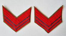 Carica l'immagine nel visualizzatore di Gallery, WW2 Riproduzione Coppia Gradi Caporal Maggiore o Appuntato CC RR Regio Esercito Italiano