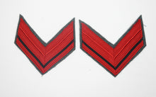 Carica l'immagine nel visualizzatore di Gallery, WW2 Riproduzione Coppia di Gradi da Caporale del Regio Esercito Italiano