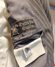 Carica l'immagine nel visualizzatore di Gallery, ?Abito Spencer Uomo Cerimonie Rappresentanza Taglia 50 Giacca Rigata Pantaloni Nero Unito