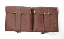Carica l'immagine nel visualizzatore di Gallery, WW1 Riproduzione Giberna in Cuoio Porta-Munizioni Austro-Ungarica Mod. 1888 Cuoio