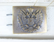 Carica l'immagine nel visualizzatore di Gallery, WW1 Riproduzione Fibbia Austro-Ungarica Modello 1888 con Stemma Imperiale