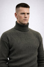 Carica l'immagine nel visualizzatore di Gallery, WW1 WW2 Riproduzione Maglione Regio Esercito Italiano e RSI In uso fino al 1945 Collo Alto Pura Lana