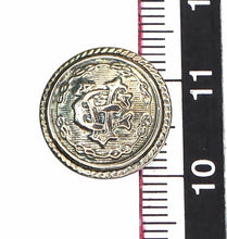 Carica l'immagine nel visualizzatore di Gallery, WW2 Riproduzione Bottone in metallo Controspallina CC-RR