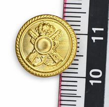 Carica l'immagine nel visualizzatore di Gallery, WW2 Riproduzione Bottoni Giacca Uniforme Fanteria Regio Esercito Italiano Diametro 15 mm