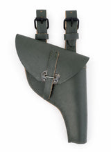 Carica l'immagine nel visualizzatore di Gallery, WW2 Riproduzione Fondina per Pistola Bodeo Mod. 1889 Con Ponticello Colore Grigio-Verde | Regio Esercito Italiano