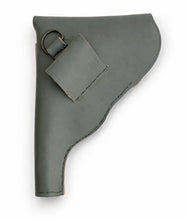 Carica l'immagine nel visualizzatore di Gallery, WW1 Riproduzione Fondina Modificata per Pistola Luger P08 Base Mod. Glisenti 1910 Colore GrigioVerde Regio Esercito Italiano