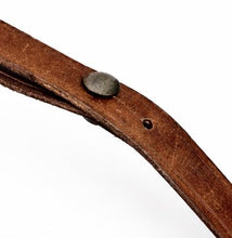 Carica l'immagine nel visualizzatore di Gallery, WW1 Riproduzione Cinghia Reggi Giberne Color Cuoio Regio Esercito Italiano
