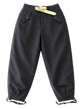 Carica l'immagine nel visualizzatore di Gallery, WW2 Riproduzione Pantaloni Panzer Variante Tasca a Un Bottone Colore Nero Esercito Tedesco.