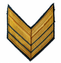 Carica l'immagine nel visualizzatore di Gallery, WW2 Riproduzione Gradi da Sergente Maggiore del Regio Esercito Italiano Modello grande