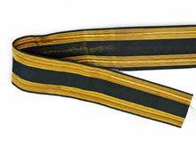 Carica l'immagine nel visualizzatore di Gallery, WW1 WW2 Gallone doppio originale d'epoca su banda grigio-verde