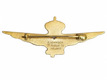 Carica l'immagine nel visualizzatore di Gallery, WW2 Riproduzione Brevetto Pilota Militare Regia Aeronautica Italiana Modello 1930