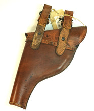 Carica l'immagine nel visualizzatore di Gallery, WW1 Riproduzione Fondina Bodeo 1889 Secondo tipo Cuoio Invecchiato