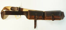 Carica l'immagine nel visualizzatore di Gallery, WW1 WW2 Riproduzione Bandoliera mod 1897/88 Cuoio Invecchiato