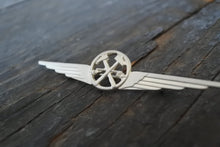 Carica l'immagine nel visualizzatore di Gallery, WW2 Rip Distintivo Elettro Meccanico Regia Aeronautica