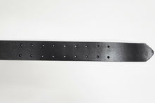 Carica l'immagine nel visualizzatore di Gallery, WW2 Riproduzione Cinturone Nera - Es. Tedesco - Fibbia due punte