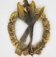 Carica l'immagine nel visualizzatore di Gallery, WW2 - X - Riproduzione Distintivo Assalto Della Fanteria Bronzo 