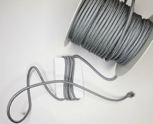 Carica l'immagine nel visualizzatore di Gallery, WW1 WW2 Riproduzione Gallone Tubolare Grigio 4/5 mm lungo cm. 60