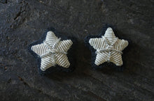 Carica l'immagine nel visualizzatore di Gallery, WW1 WW2 Riproduzione Stellette 20mm Argento/NERO