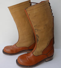 Carica l'immagine nel visualizzatore di Gallery, WW2 Riproduzione Stivali color kaki Afrikakorps.