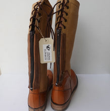 Carica l'immagine nel visualizzatore di Gallery, WW2 Riproduzione Stivali color kaki Afrikakorps.