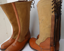 Carica l'immagine nel visualizzatore di Gallery, WW2 Riproduzione Stivali color kaki Afrikakorps.