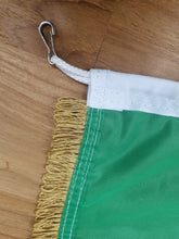 Carica l'immagine nel visualizzatore di Gallery, Bandiera Italiana con Frangia Colore Oro cm. 100X150