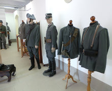 Carica l'immagine nel visualizzatore di Gallery, WW1 Riproduzione Fondina Pistola Glisenti 1910 con Gancio Regio Esercito Italiano