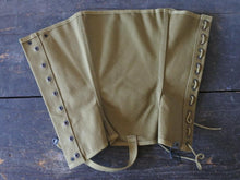 Carica l'immagine nel visualizzatore di Gallery, WW2 Riproduzione Ghette Antichizate Seconda Guerra Mondiale Esercito Americano USA.