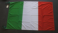 Carica l'immagine nel visualizzatore di Gallery, Bandiera Tricolore Italiana con lacci e Cordone 100 X 150 cm