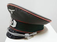 Carica l'immagine nel visualizzatore di Gallery, WW2 -X-  Riproduzione Berretto Schirmmützen Uff Esercito Tedesco