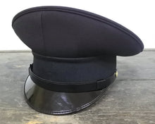 Carica l'immagine nel visualizzatore di Gallery, WW2 RIPRODUZIONE BERRETTO TESA MODELLO 1934 COLORE NERO