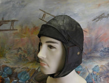 Carica l'immagine nel visualizzatore di Gallery, WW1 Rip. Casco Aviatore Regia Aeronautica Esercito Italiano Moto Auto dEpoca