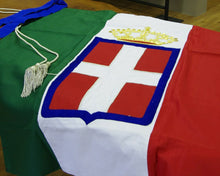 Carica l'immagine nel visualizzatore di Gallery, WW1 WW2 RIPR. BANDIERA REGGIMENTALE BANDIERA DI GUERRA BANDIERA MILITARE COMBATTIMENTO REGIO ESERCITO