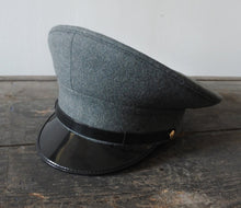 Carica l'immagine nel visualizzatore di Gallery, WW2 RIPRODUZIONE BERRETTO TESA MODELLO 1934 REGIO ESERCITO ITALIANO PANNO GRIGIOVERDE