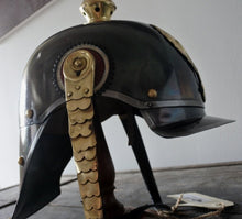 Carica l'immagine nel visualizzatore di Gallery, WW1 RIPRODUZIONE CASCO PICKELHAUBE CACCIATORI A CAVALLO ESERCITO PRUSSIANO/TEDESCO
