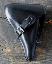 Carica l'immagine nel visualizzatore di Gallery, WW1 WW2 RIPRODUZIONE FONDINA PISTOLA P08 LUGER ESERCITO TEDESCO