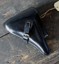 Carica l'immagine nel visualizzatore di Gallery, WW1 WW2 RIPRODUZIONE FONDINA PISTOLA P08 LUGER ESERCITO TEDESCO