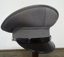 Carica l'immagine nel visualizzatore di Gallery, WW2 RIPRODUZIONE BERRETTO TESA MODELLO 1934 COLORE GRIGIO REGIO ESERCITO ITALIANO