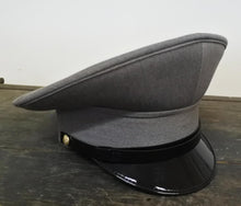 Carica l'immagine nel visualizzatore di Gallery, WW2 RIPRODUZIONE BERRETTO TESA MODELLO 1934 COLORE GRIGIO REGIO ESERCITO ITALIANO