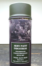 Carica l'immagine nel visualizzatore di Gallery, Vernici Militari in Bomboletta Spray Colore Color: Olive Drap RAL 6014