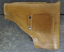 Carica l'immagine nel visualizzatore di Gallery, WW2 Riproduzione Fondina Beretta Mod34 Cuoio Antichizzato per Cinturone Sam Browne
