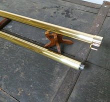 Carica l'immagine nel visualizzatore di Gallery, Asta Lusso per Bandiera Ottone Lucido Colore Oro cm. 210X2,2